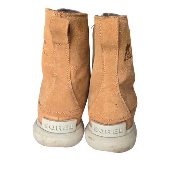 Women's Sorel Waterproof Explorer II Joan Boot Tawny Buff Lace Up Size 9.5 - Picture 3 of 7